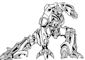 coloriage transformers transformers Optimus Prime